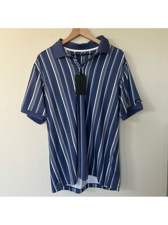 Bad Birdie Other - Bad Birdie Winning Streak Polo Mens XL Cobalt Blue Golf Performance NWT